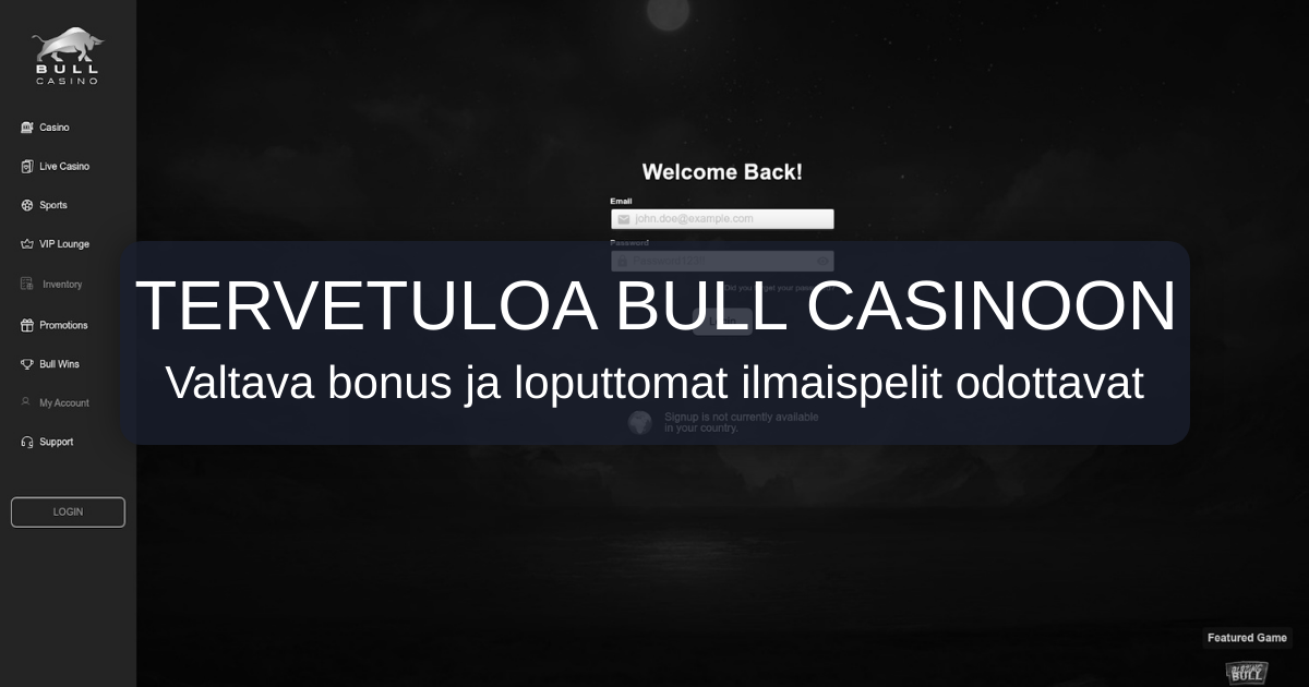 Bull Casino Suomi