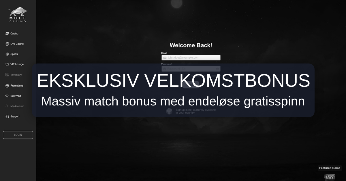 Bull Casino for Norge